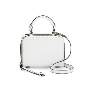 Rebecca Minkoff Box Crossbody in Optic White